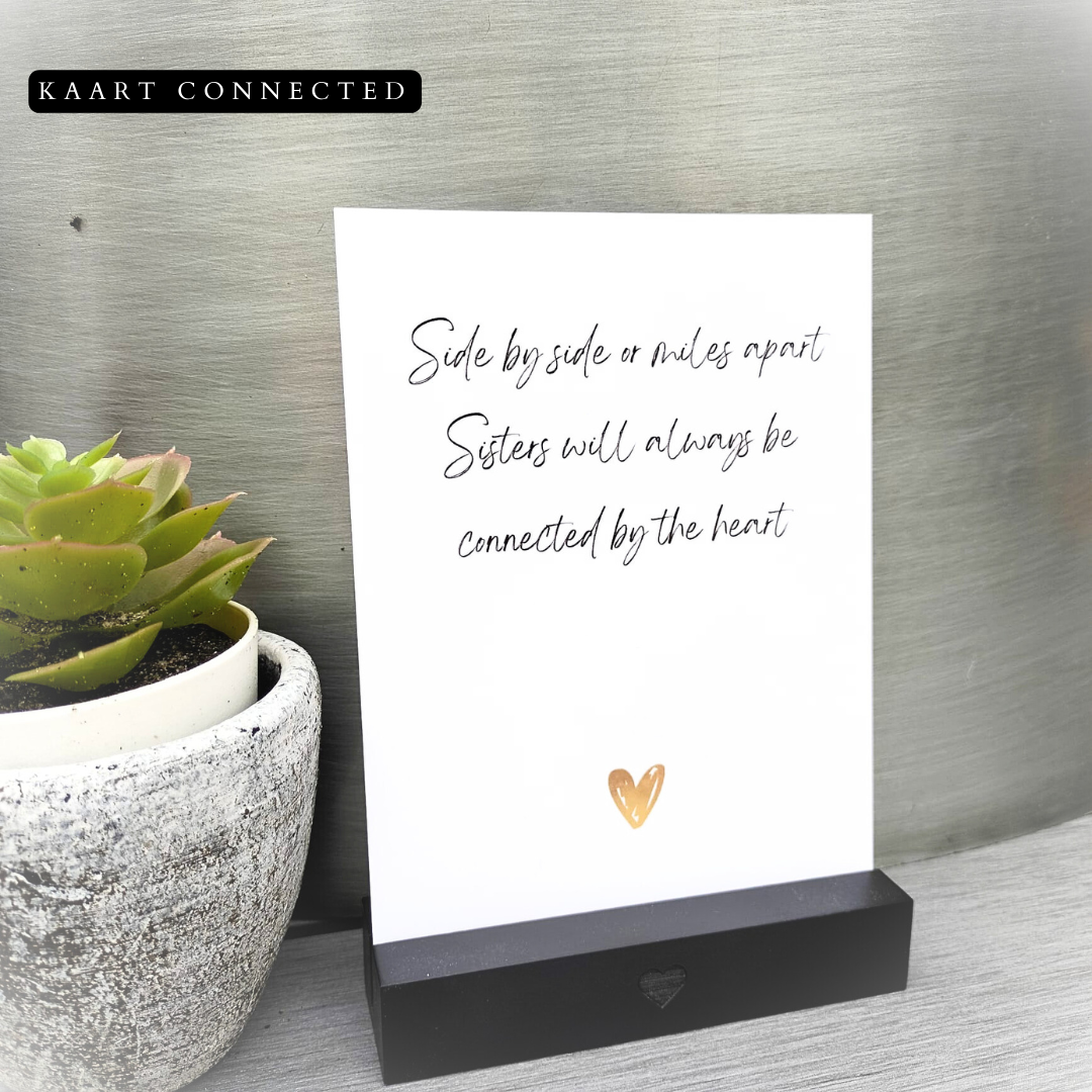 Satijnen Armbandje Connected By The Heart – Een Teken van Jullie Bijzondere Band
