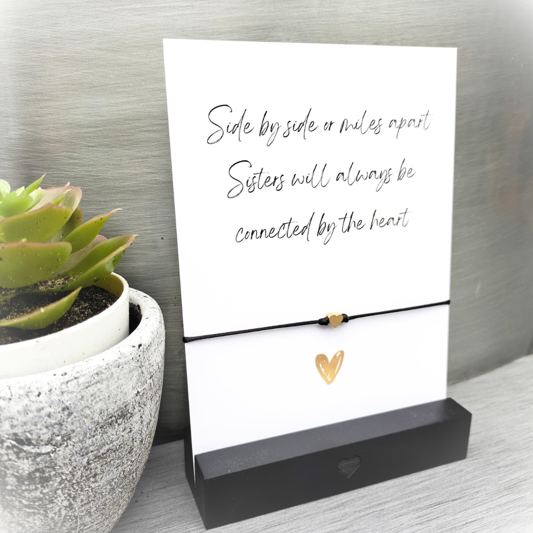 Satijnen Armbandje Connected By The Heart – Een Teken van Jullie Bijzondere Band