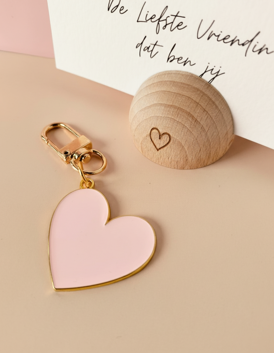 Sleutelhanger hartje – De liefste vriendin