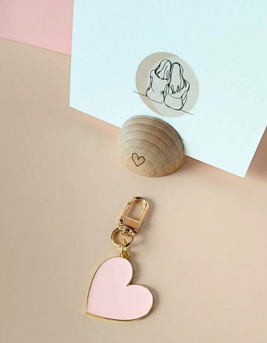 Sleutelhanger hartje – De liefste vriendin