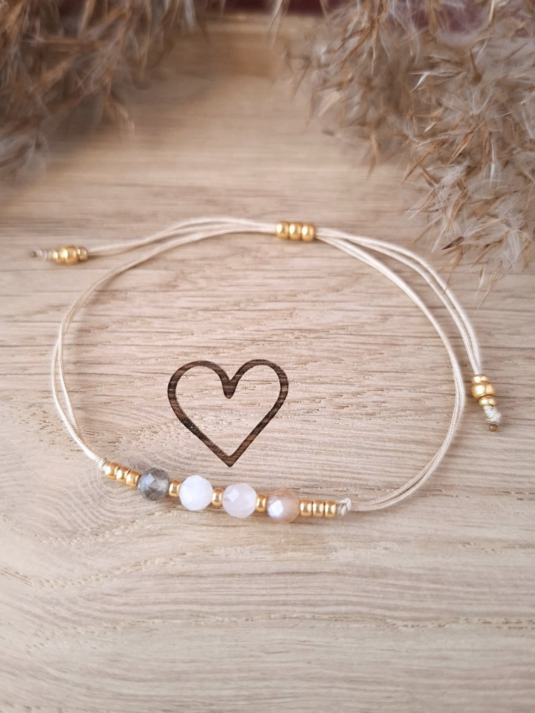 Moeder & dochter armbandje met Edelstenen – Een onvoorwaardelijke band