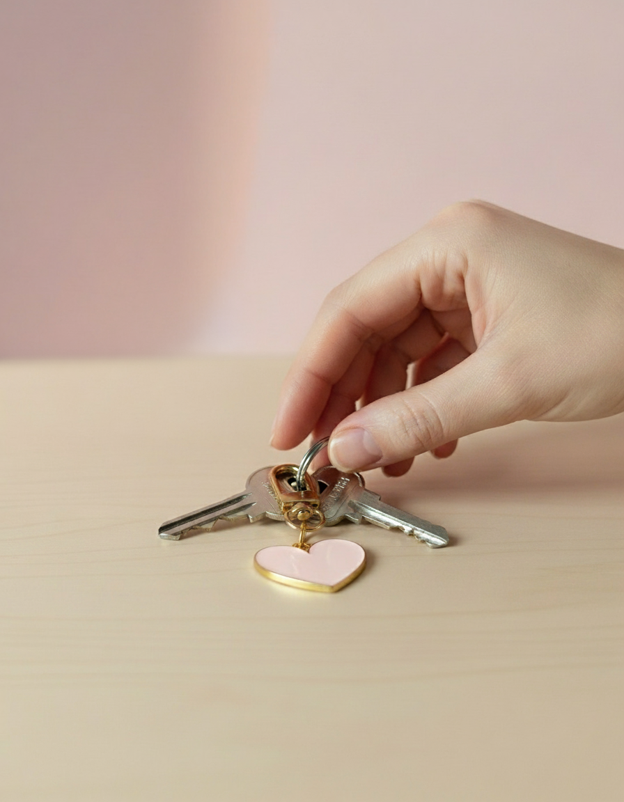 Sleutelhanger hartje – De liefste vriendin